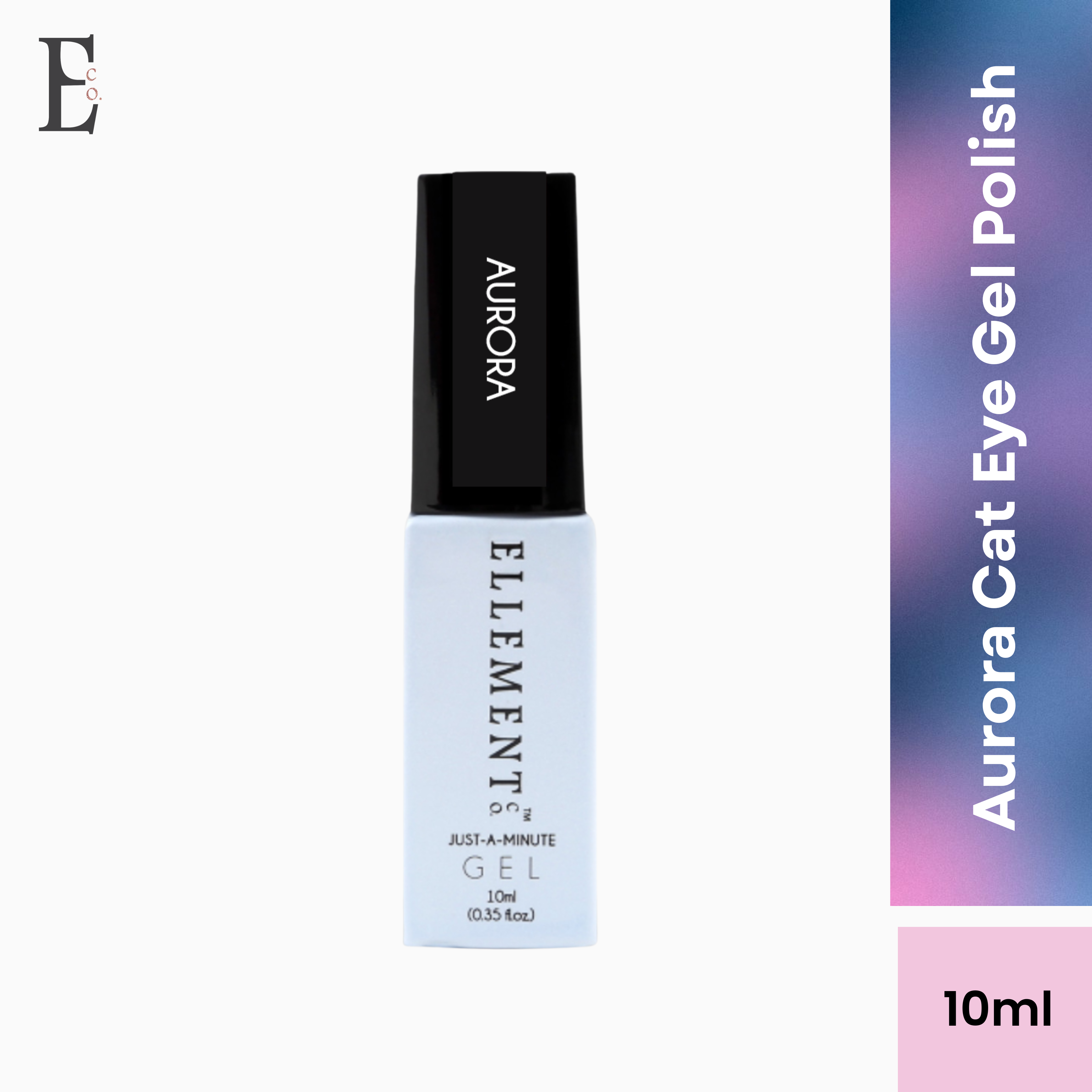 Aurora Cat Eye Gel Polish – Blue-Pinkish Purple, Magnetic Effect, Galaxy Shimmer, Multi-Dimensional Nails, Long-Lasting Shine