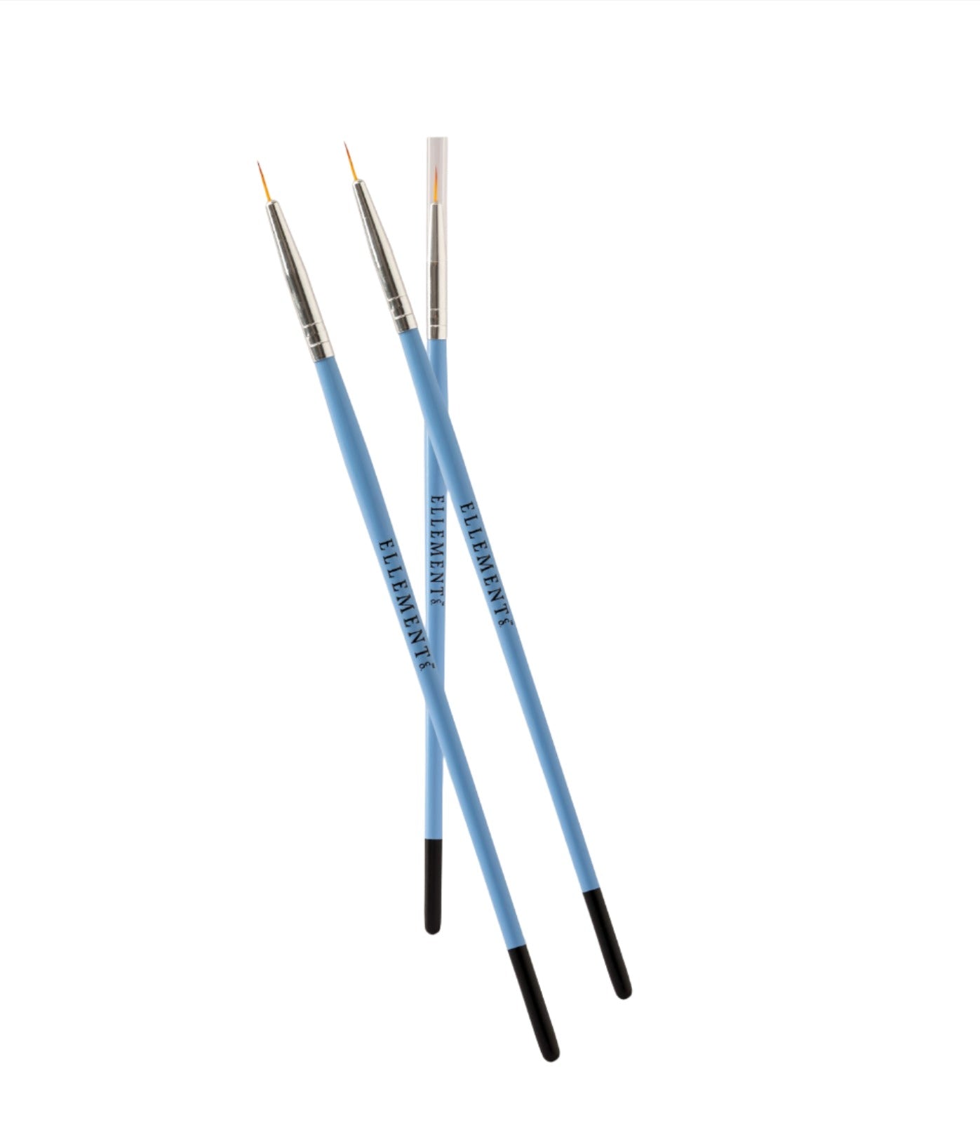 Strip Liner Brush Set of 3 – Fine Nail Art Detailing Brushes for Acrylic, Gel, and Paint Designs – Precision Kolinsky Sable & Synthetic Fiber Brushes for Professional Nail Artists