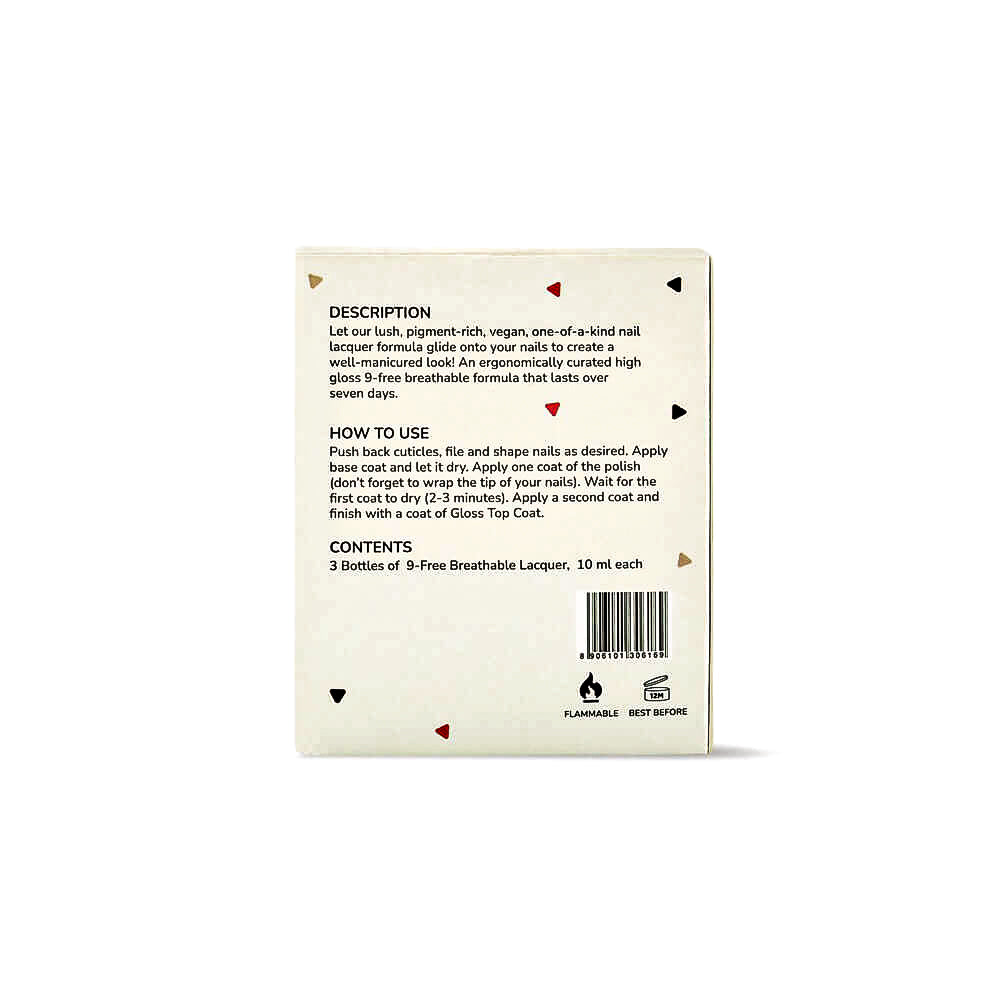 Must Haves Nail Polish Trio – Cheerleader, Merlot & Desk To Dinner – Vibrant Hot Pink, Elegant Maroon & Nude Shades