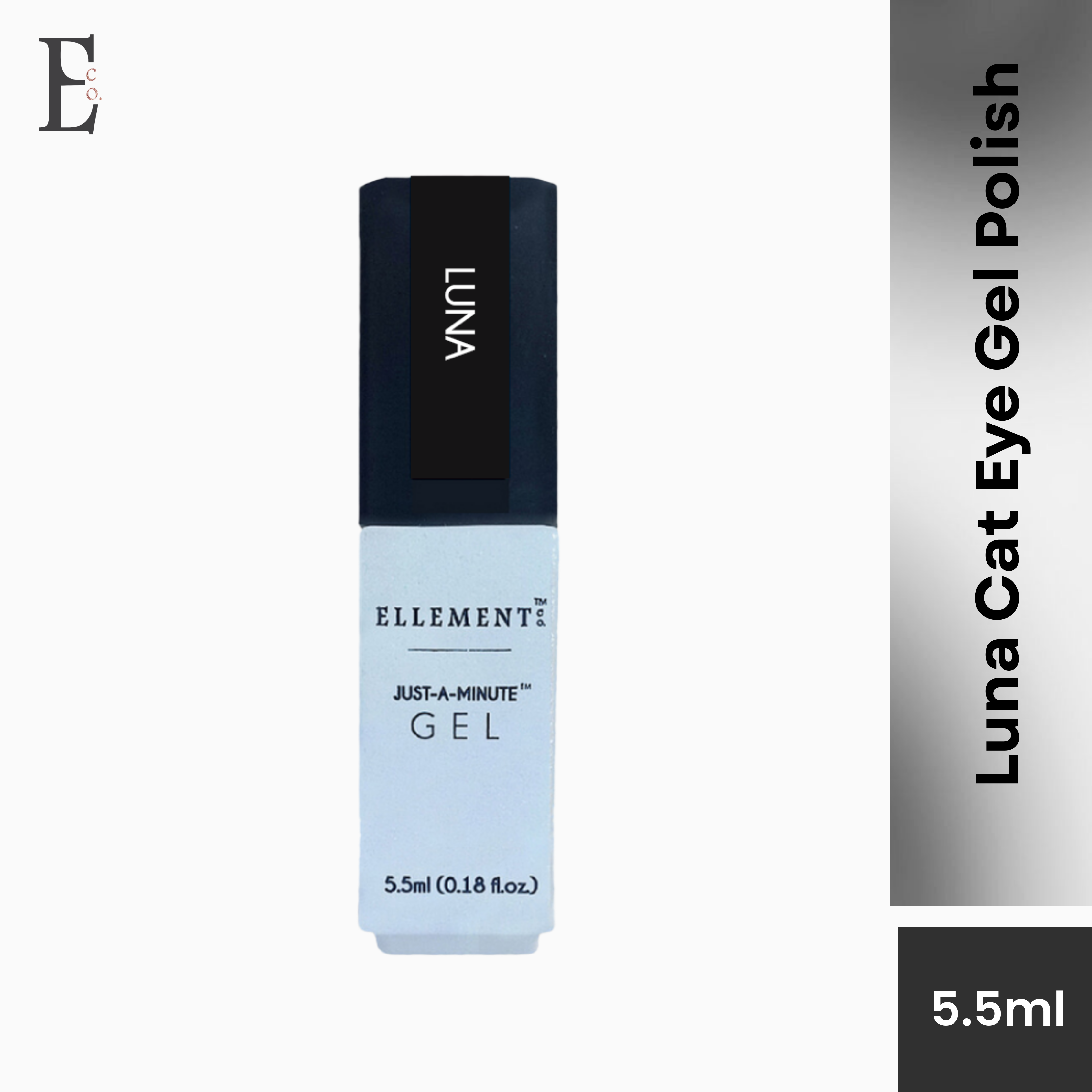 Luna Cat Eye Gel Polish – Copper-Brown with Silver Tint, Magnetic 3D Effect, Long-Lasting & Shiny