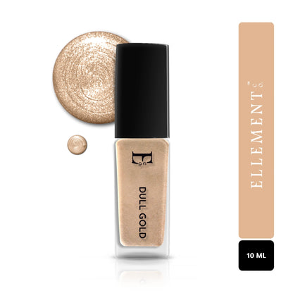 Dull Gold Vegan Nail Polish – Chip-Resistant, Metallic Shimmer, Gel-Like Shine, Long-Lasting 2