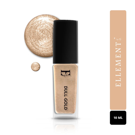 Dull Gold Vegan Nail Polish – Chip-Resistant, Metallic Shimmer, Gel-Like Shine, Long-Lasting 2