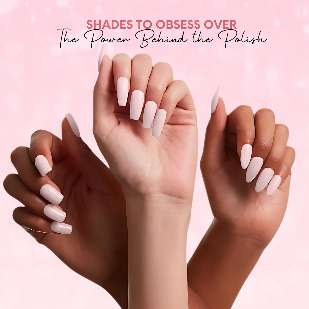 French Pink Vegan Nail Polish – Pastel Milky Pink, Chip-Resistant, Matte Finish, Long-Lasting, Salon Quality