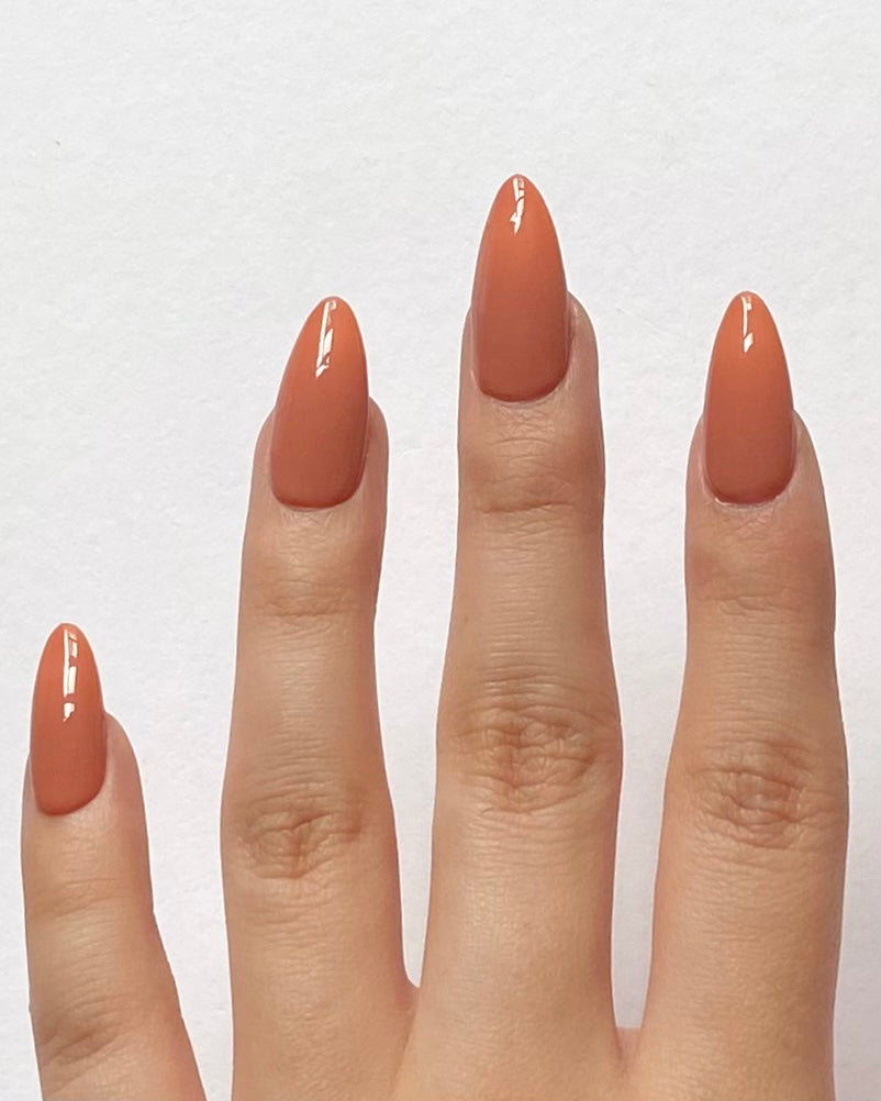 Macademia Gel Polish – Rustic Brown, Cozy Warm Shade, Streak-Free Application for Natural & Acrylic Nails