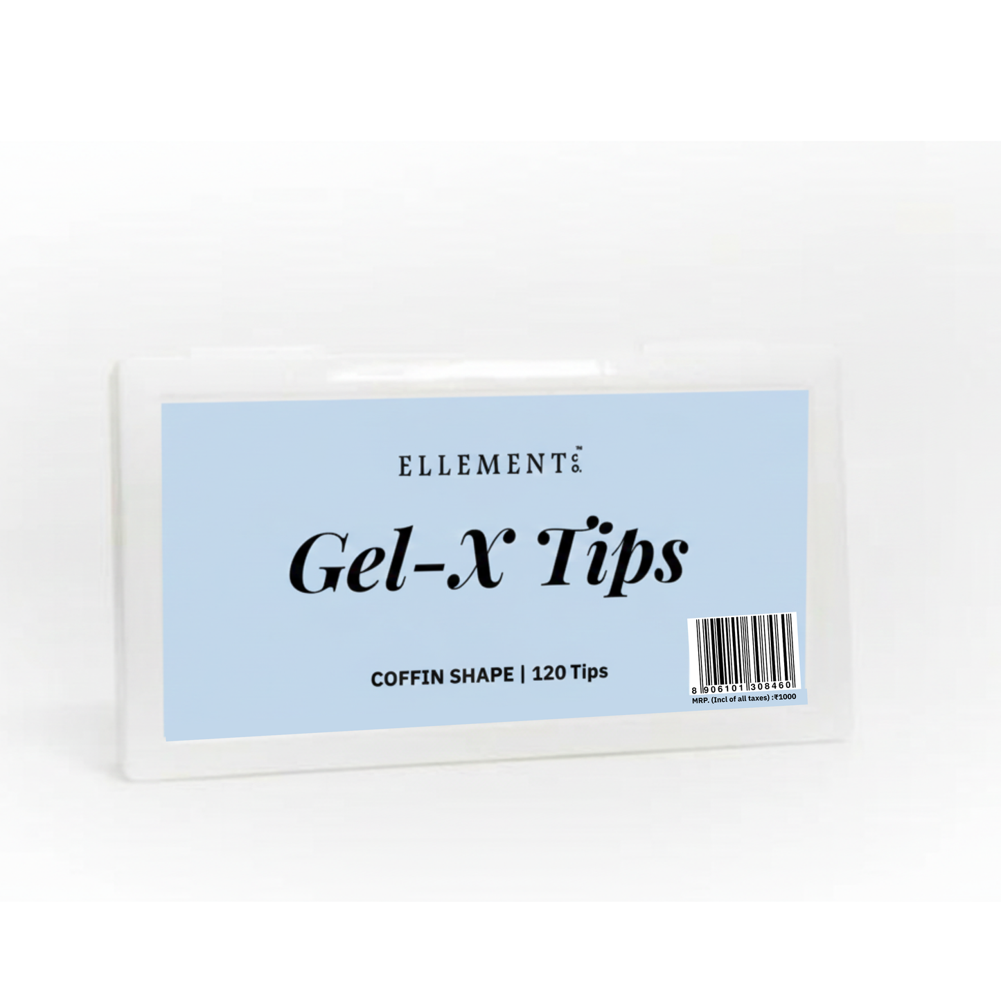 Gel-X Coffin Soft Gel Nail Extension Kit – Natural Soft Gel 120 Nail Tips + Strong Soft-Gel Glue of 10ml | Lightweight, Flexible & Durable Tips Lasting Up to 3 Months | Easy At-Home Gel-X Application for Salon-Quality