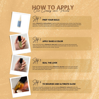 Golden Hour Vegan Gold Nail Polish – Chip-Resistant, Glittery Finish, Gel-Like Shine, Long-Lasting