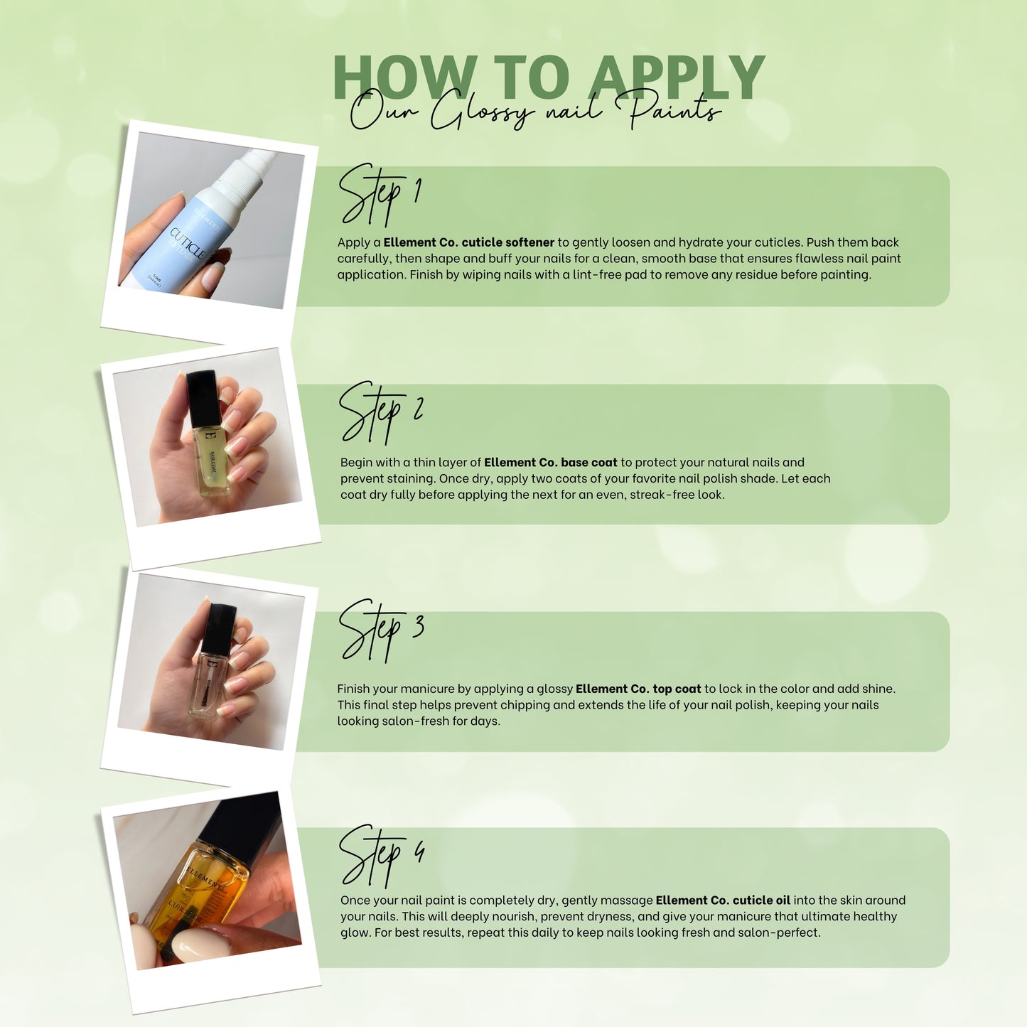 MATCHA Vegan Nail Polish, Light Green Color -10 Ml