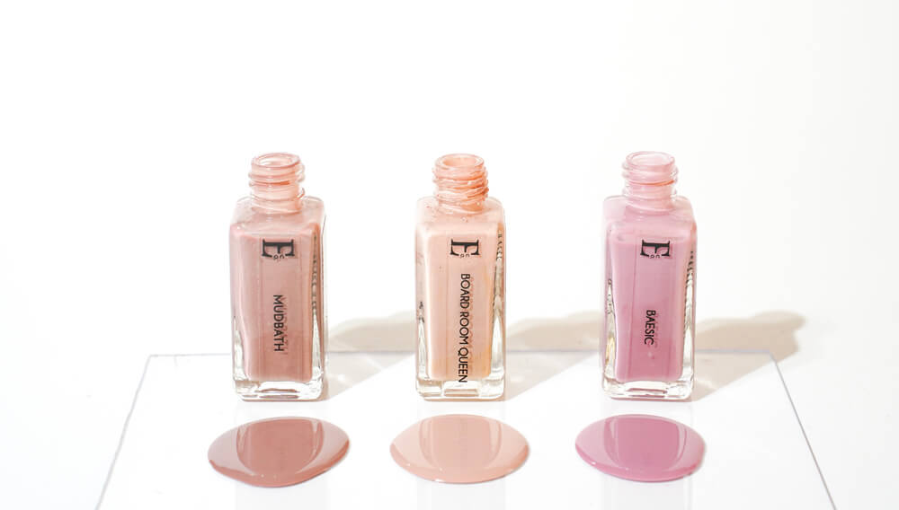 Bare Necessities Nail Polish Set – Nude Pink, Nude Brown & Natural Nude Shades, 3-Piece Nail Polish Kit for Everyday Nails