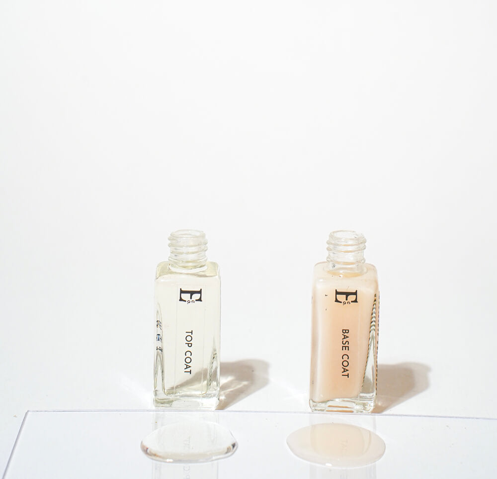 Ellement Essentials Nail Polish Set – Base Coat & Gloss Top Coat Duo for Healthy, Shiny Nails