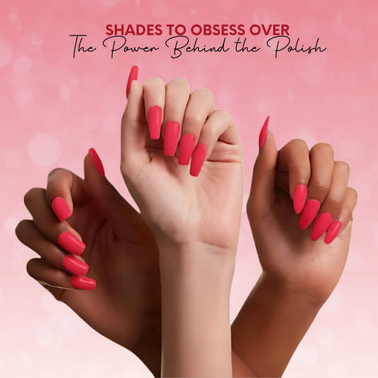 Cotton Candy Vegan Hot Pink Nail Polish – Chip-Resistant, Non-Yellowing, Gel-Like Shine, Long-Lasting