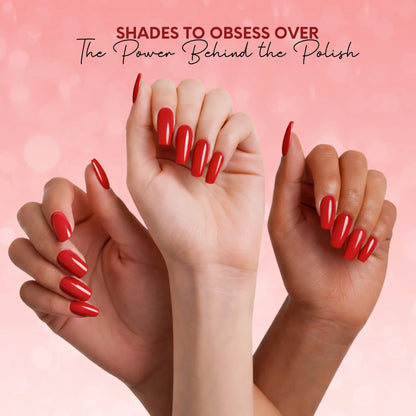 Classic Red Vegan Nail Polish – Vibrant Color, Long-Lasting, Chip-Resistant, Gel-Like Shine 7