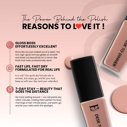 DESK TO DINNER- The Ultra Sophisticated Nail Polish