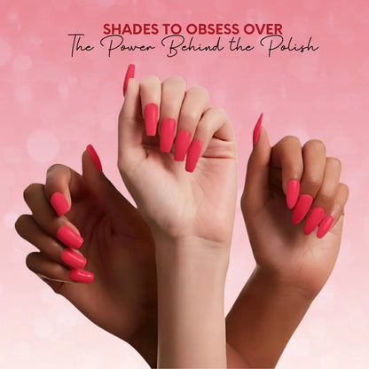 Cotton Candy Vegan Hot Pink Nail Polish – Chip-Resistant, Non-Yellowing, Gel-Like Shine, Long-Lasting 5