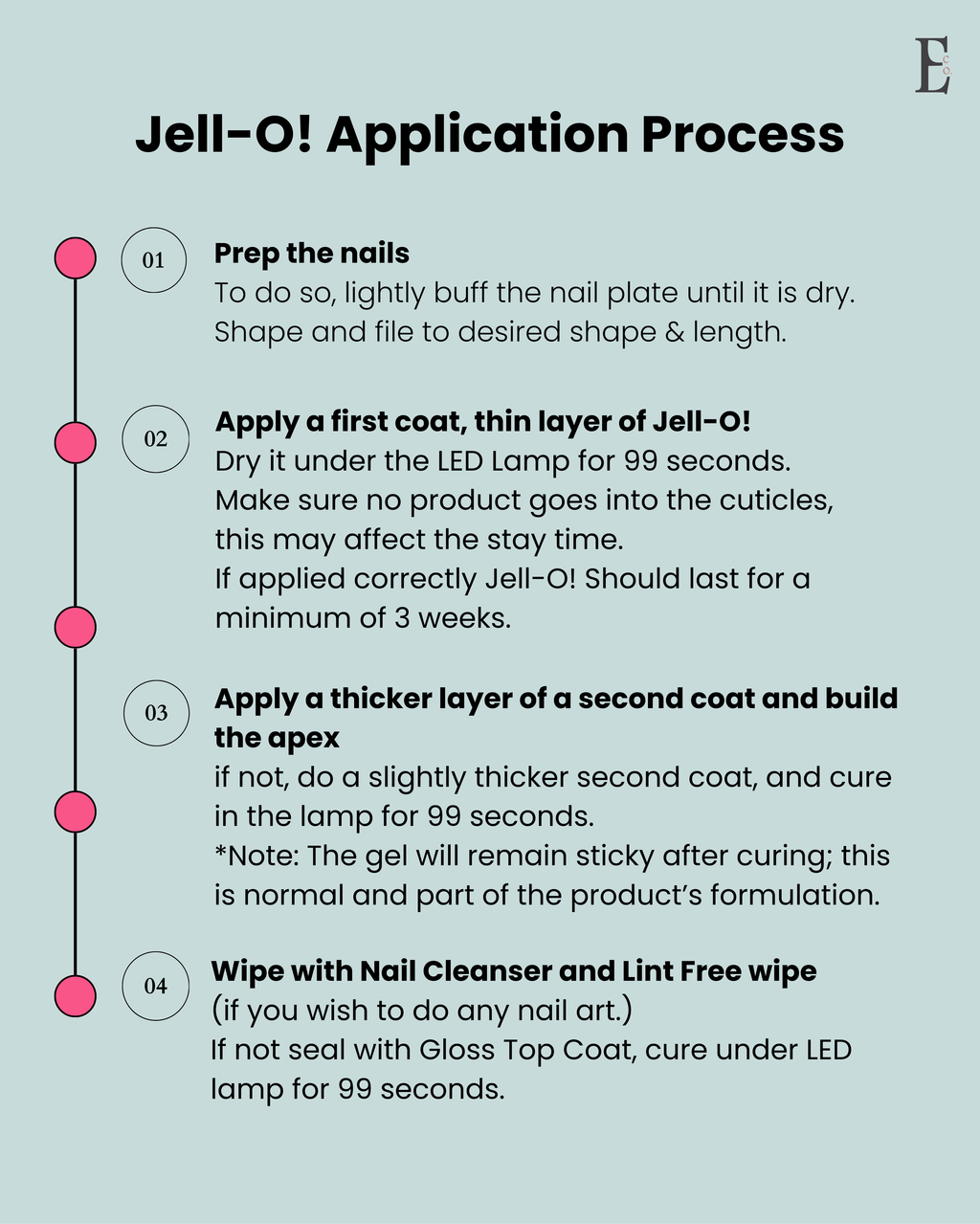 JELL-O! Blush Pink Builder in a Bottle – Nail Strengthening Gel Base | Flexible, Chip-Resistant Overlay for Natural Nails, Gel Polish & Acrylic Systems
