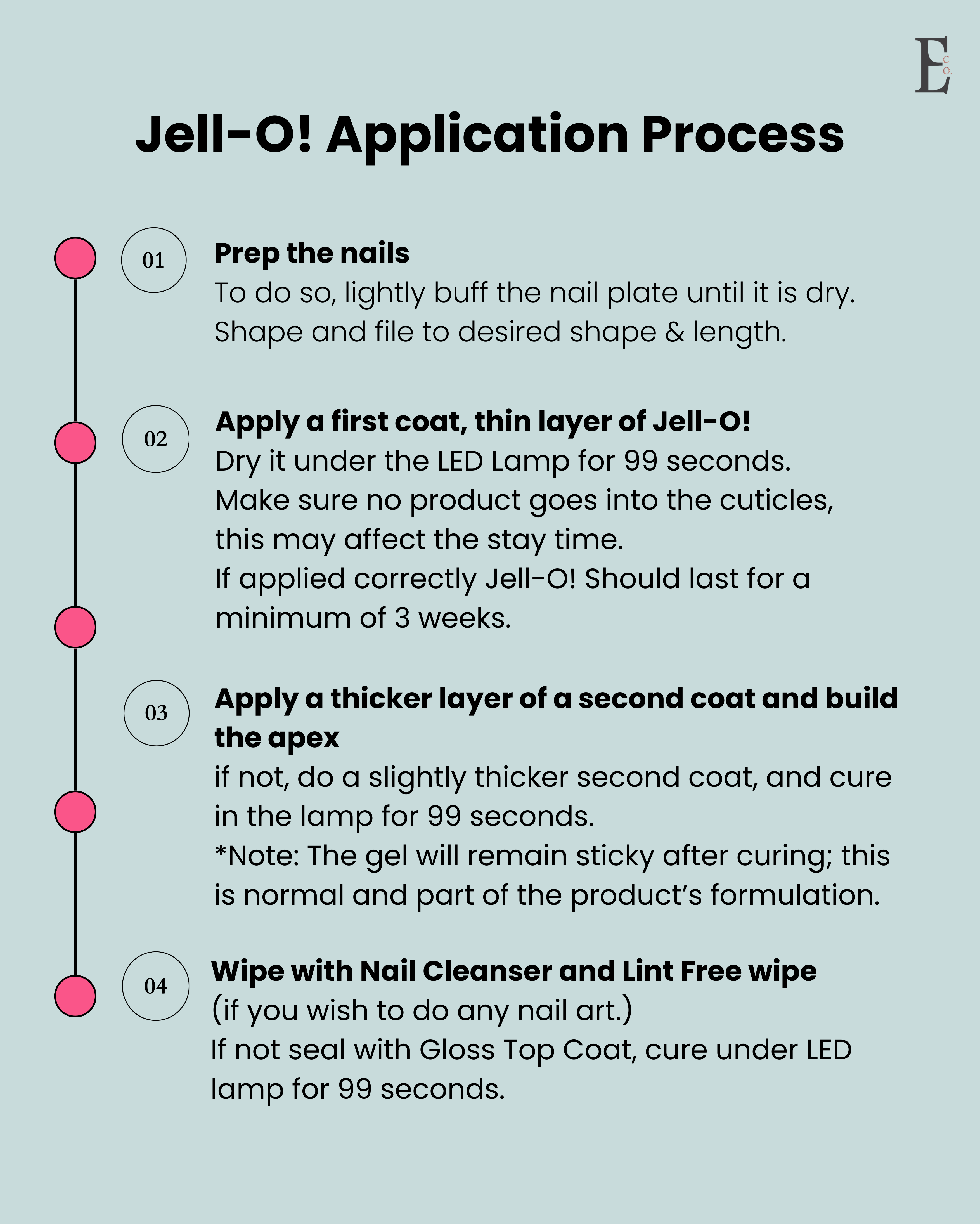 JELL-O! Blush Pink Builder in a Bottle – Nail Strengthening Gel Base | Flexible, Chip-Resistant Overlay for Natural Nails, Gel Polish & Acrylic Systems