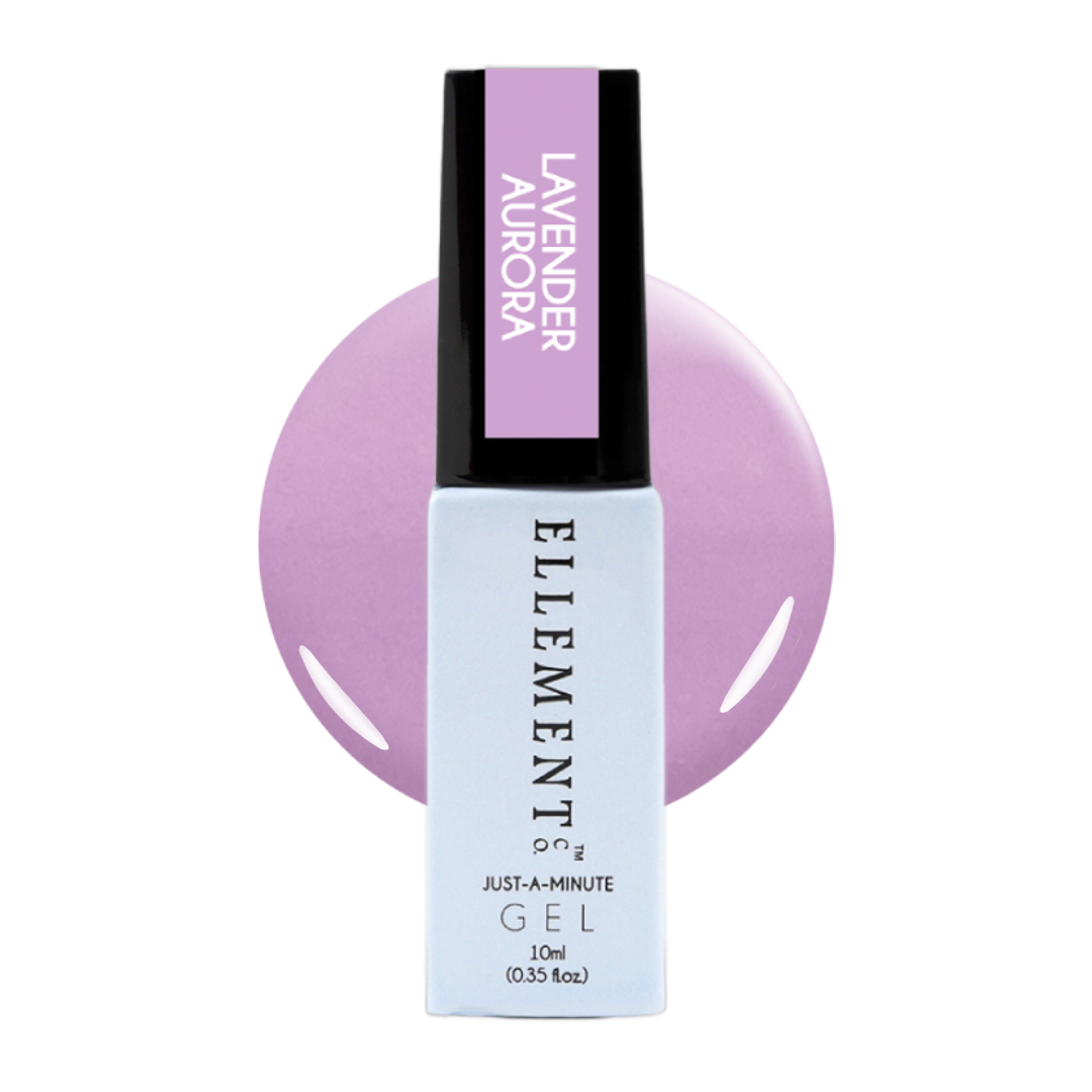 Lavender Aurora Gel Polish – Pastel Purple Shimmer, Streak-Free Application, Long-Lasting, All Nail Types