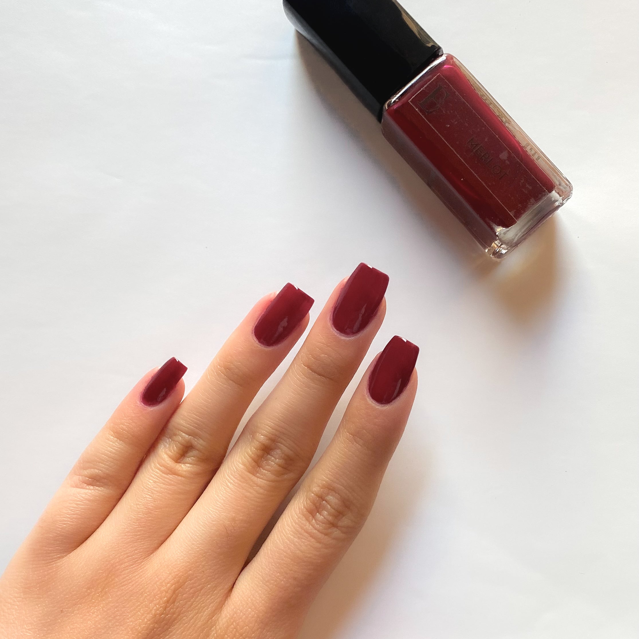 Must Haves Nail Polish Trio – Cheerleader, Merlot & Desk To Dinner – Vibrant Hot Pink, Elegant Maroon & Nude Shades