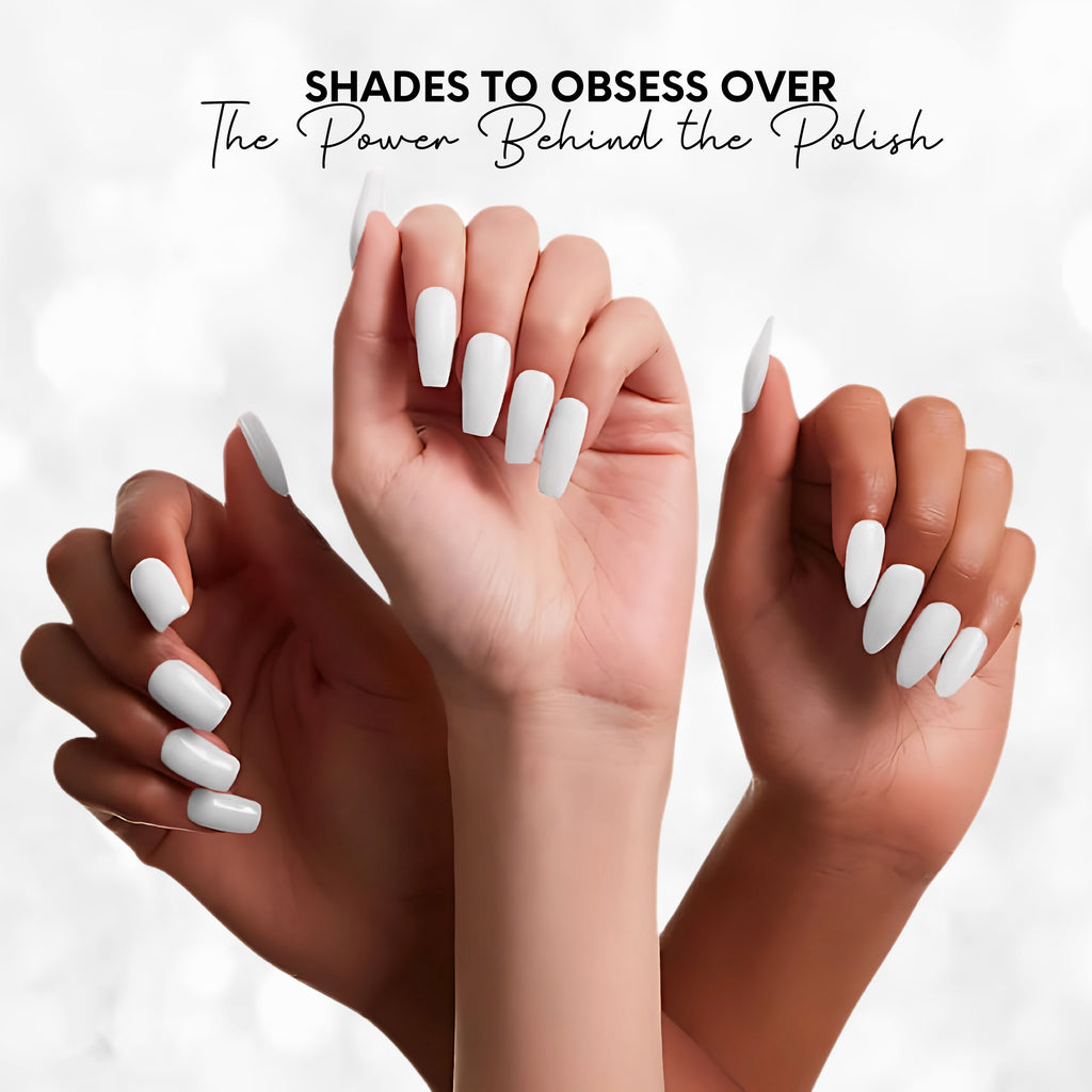 Blanc Nail Vegan Polish – Pure White, Chip-Resistant, Non-Yellowing, Long-Lasting Shine, Perfect For French Manicure