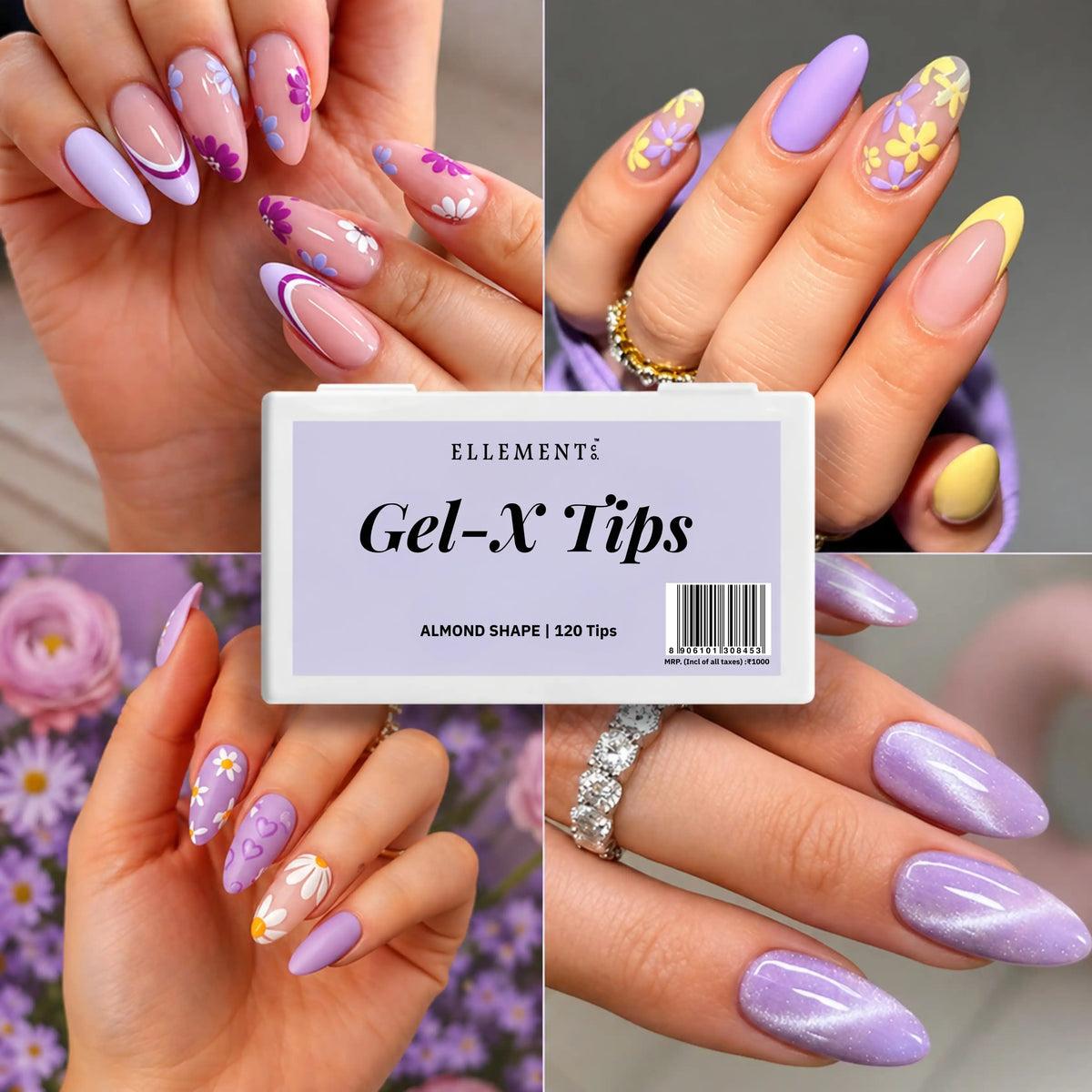 Gel-X Natural Almond Long Tips - Pack of 120 7