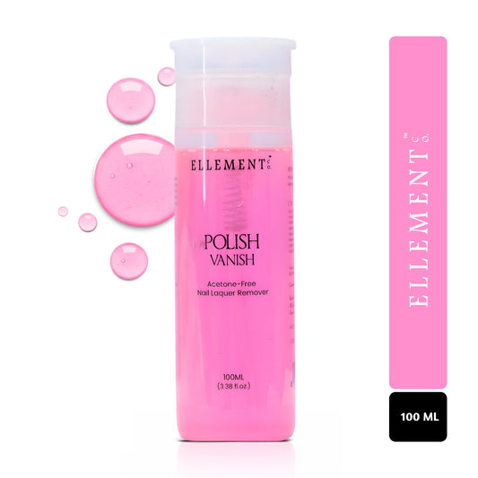 Polish Vanish Acetone-Free Nail Polish Remover – Gentle, Nourishing Formula for Easy Removal of Tough Colors & Glitter