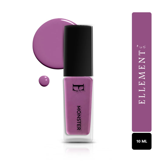 Monster Vegan Purple Nail Polish – Chip-Resistant, Non-Yellowing, Gel-Like Shine, Long-Lasting, Neon 1