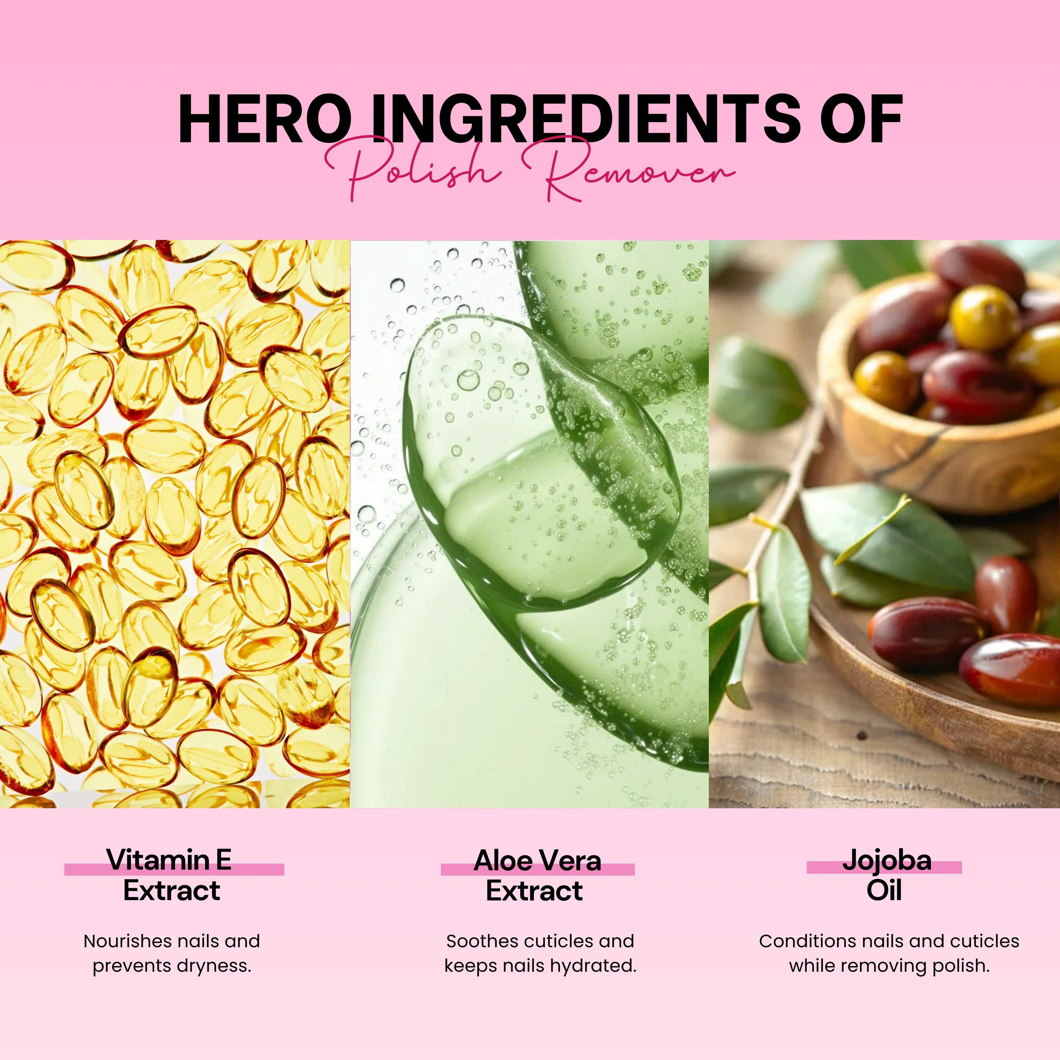 Polish Vanish Acetone-Free Nail Polish Remover – Gentle, Nourishing Formula for Easy Removal of Tough Colors & Glitter