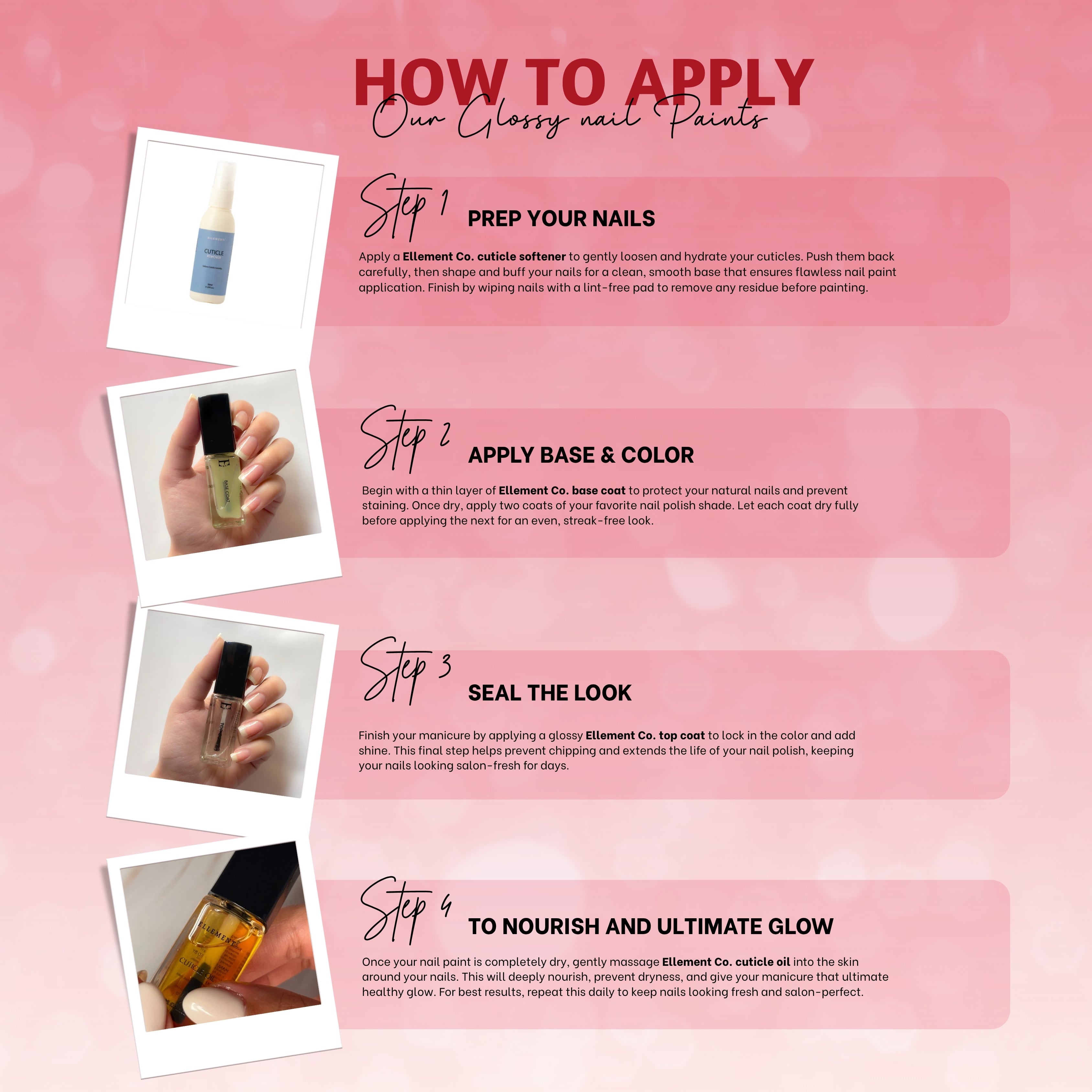 Rosewood Vegan Dark Red Nail Polish – Chip-Resistant, Non-Yellowing, Gel-Like Shine, Long-Lasting