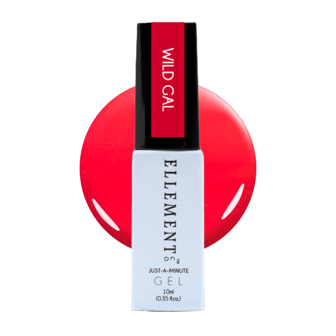 Wild Gal Gel Polish - Cherry Red, Long-Lasting, Streak-Free, Suitable for Natural & Artificial Nails
