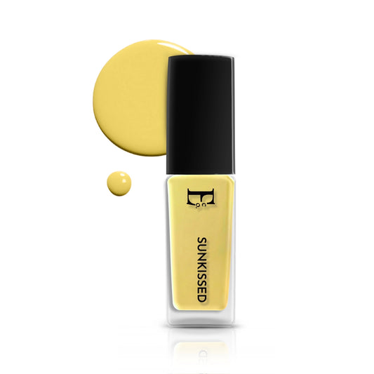 Sunkissed Vegan Pastel Yellow Nail Polish – Chip-Resistant, Gel-Like Shine, Long-Lasting, Strengthens Nails 2
