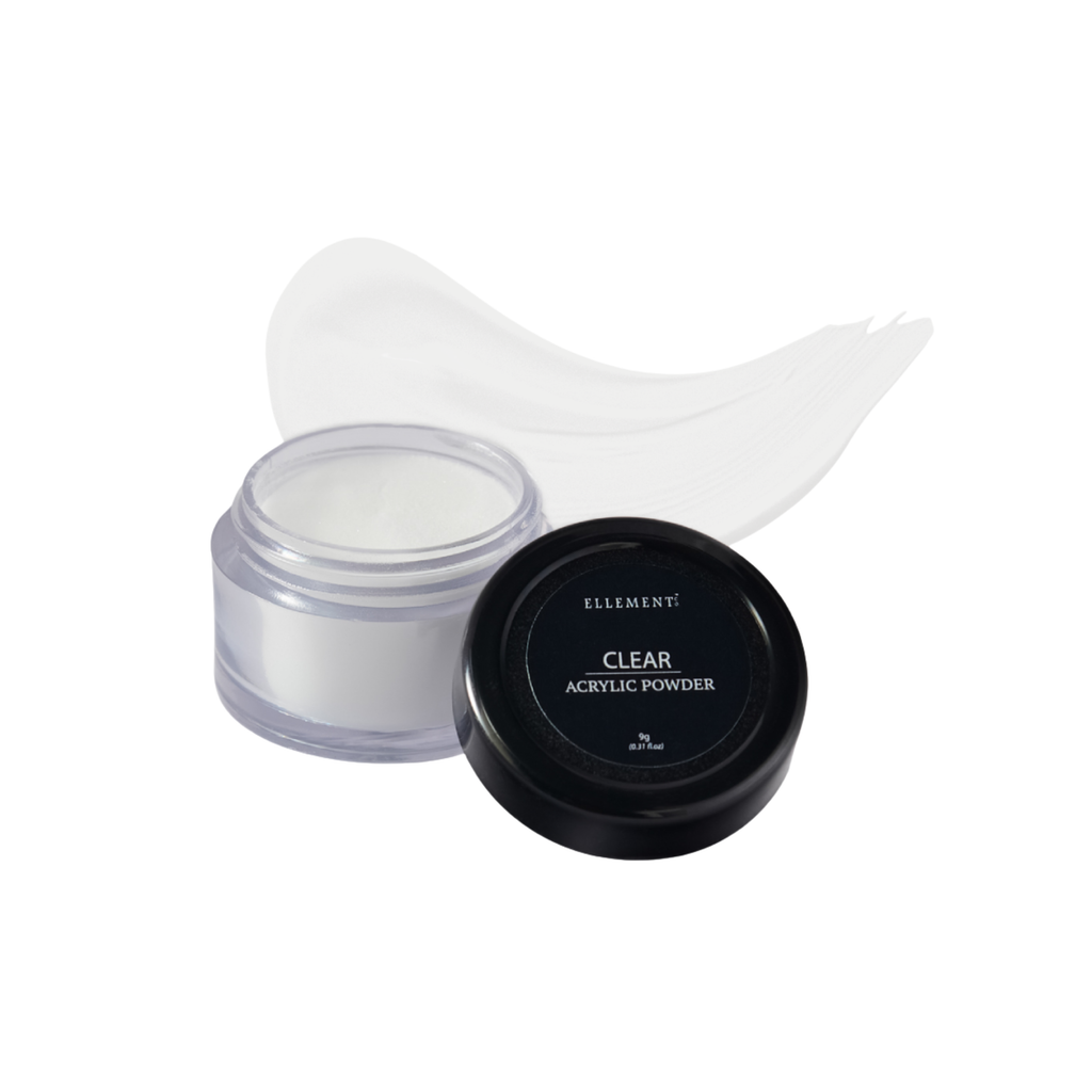 Clear Acrylic Powder for Nails – Professional Acrylic Nail Powder for Extensions, Overlays & Nail Art – Self-Leveling, Medium Viscosity, Strong Adhesion – Perfect for Beginners & Professionals