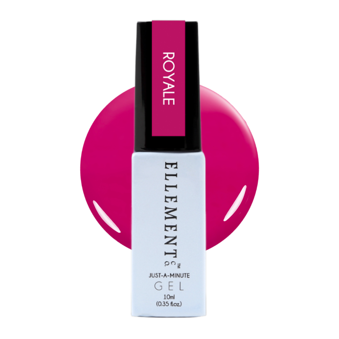 Royale Gel Polish - Royal Pink, Long-Lasting, Streak-Free Finish, Works on Natural & Acrylic Nails