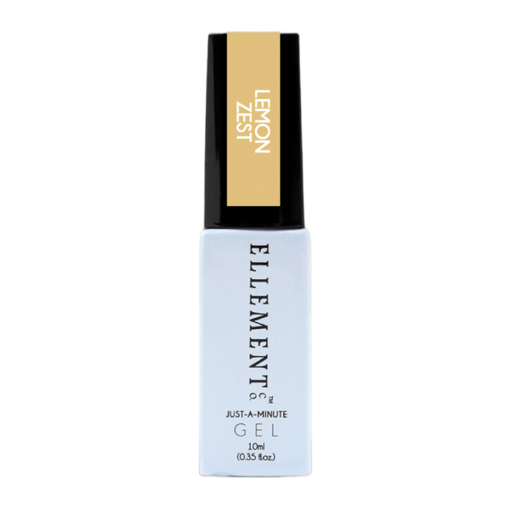 Lemon Zest Gel Polish – Bright Yellow Metallic Shine, Streak-Free, For Natural & Acrylic Nails, Nail Extensions