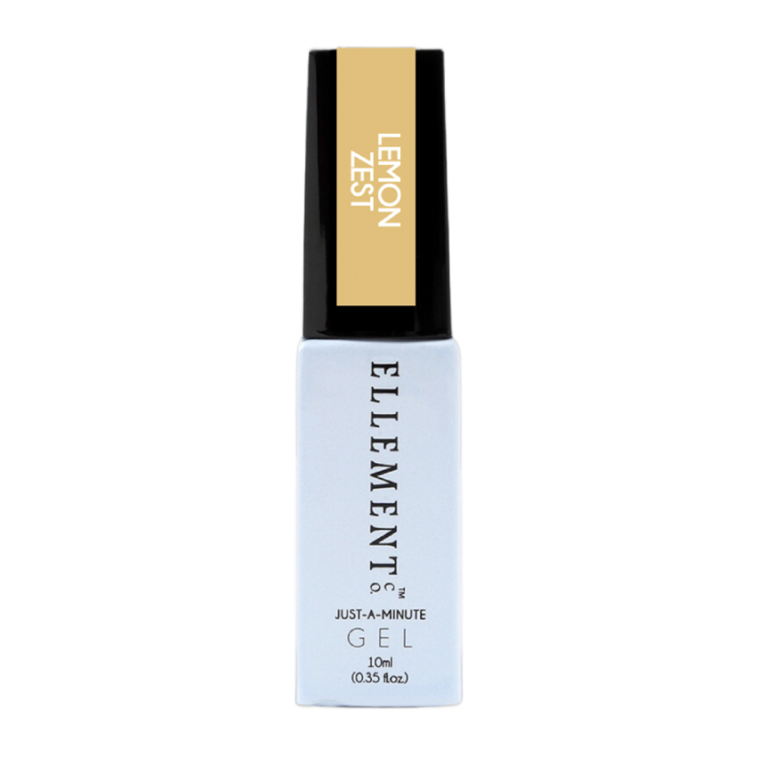 Lemon Zest Gel Polish – Bright Yellow Metallic Shine, Streak-Free, For Natural & Acrylic Nails, Nail Extensions