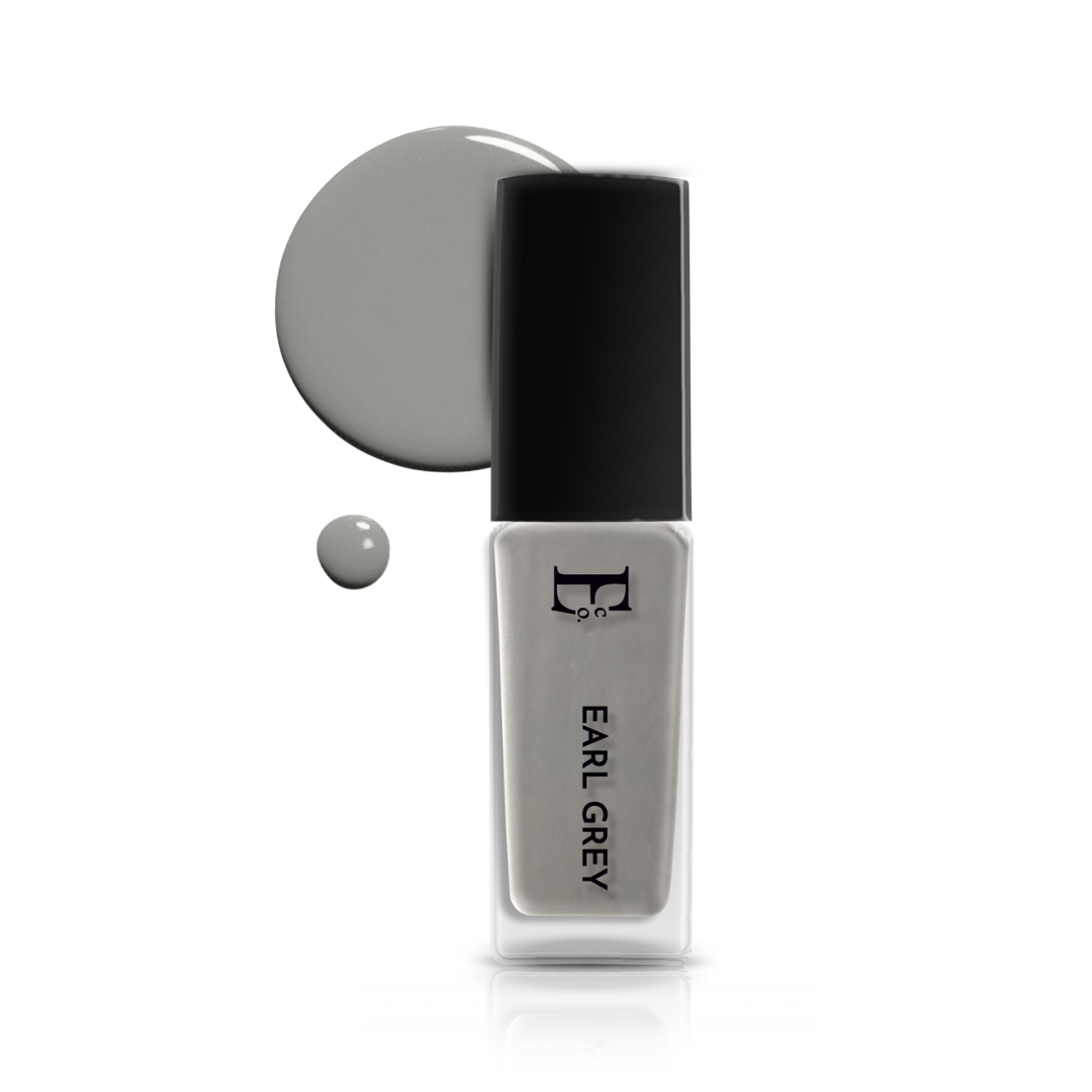 Earl Grey Vegan Nail Polish – Chip-Resistant, Non-Yellowing, Gel-Like Shine, Long-Lasting