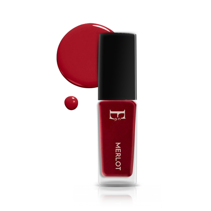 Merlot Vegan Maroon Nail Polish – Chip-Resistant, Non-Yellowing, Gel-Like Shine, Long-Lasting