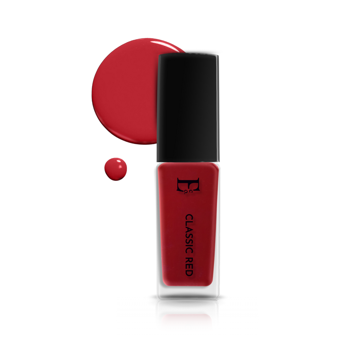 Classic Red Vegan Nail Polish – Vibrant Color, Long-Lasting, Chip-Resistant, Gel-Like Shine