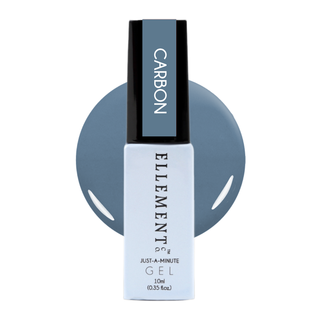 Carbon Gel Polish – Graphite Grey, Long-Lasting, Streak-Free, Suitable for Natural & Acrylic Nails