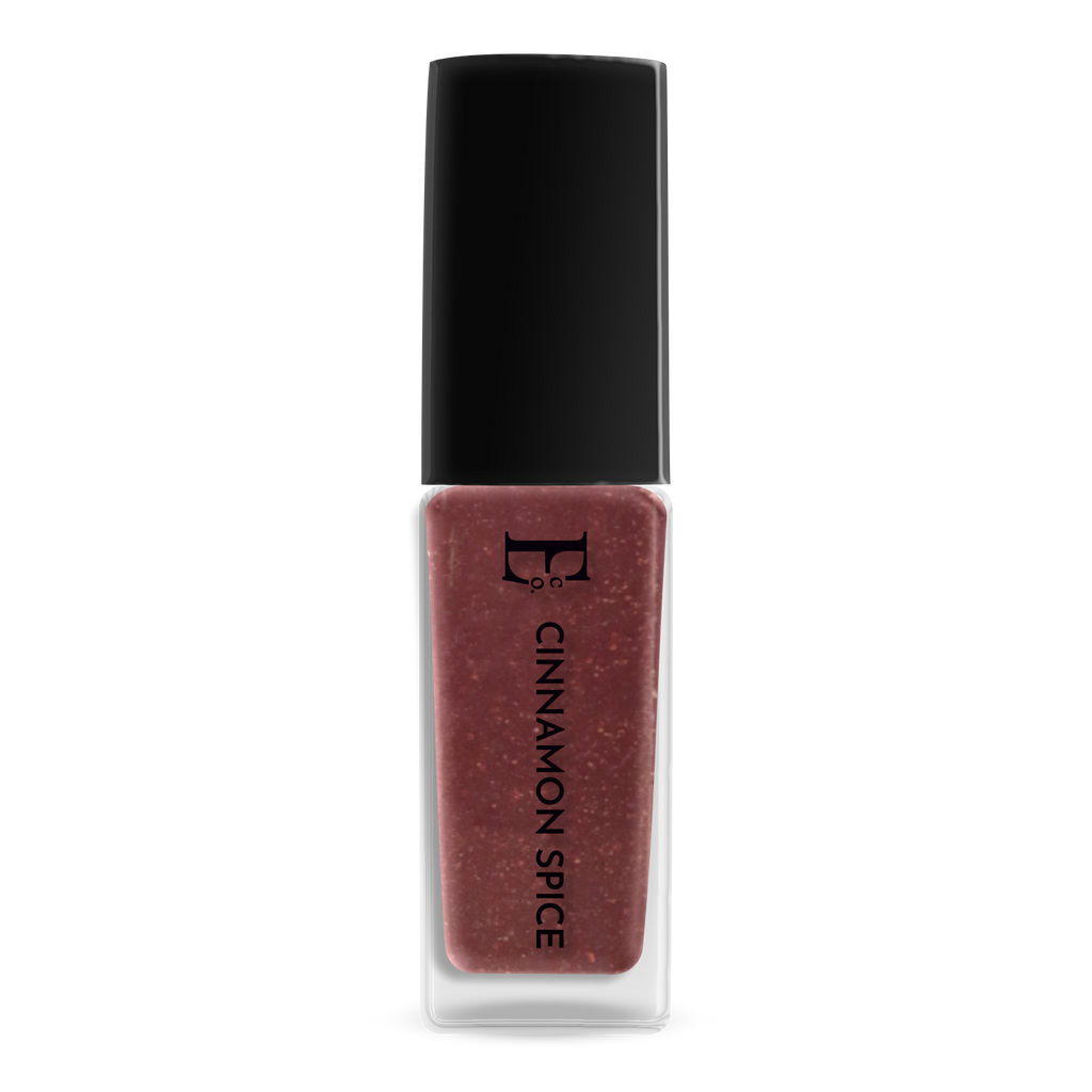 Cinnamon Spice Vegan Light Maroon Nail Polish – Chip-Resistant, Non-Yellowing, Metallic Shimmer, Long-Lasting