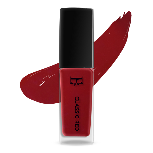 Classic Red Vegan Nail Polish – Vibrant Color, Long-Lasting, Chip-Resistant, Gel-Like Shine