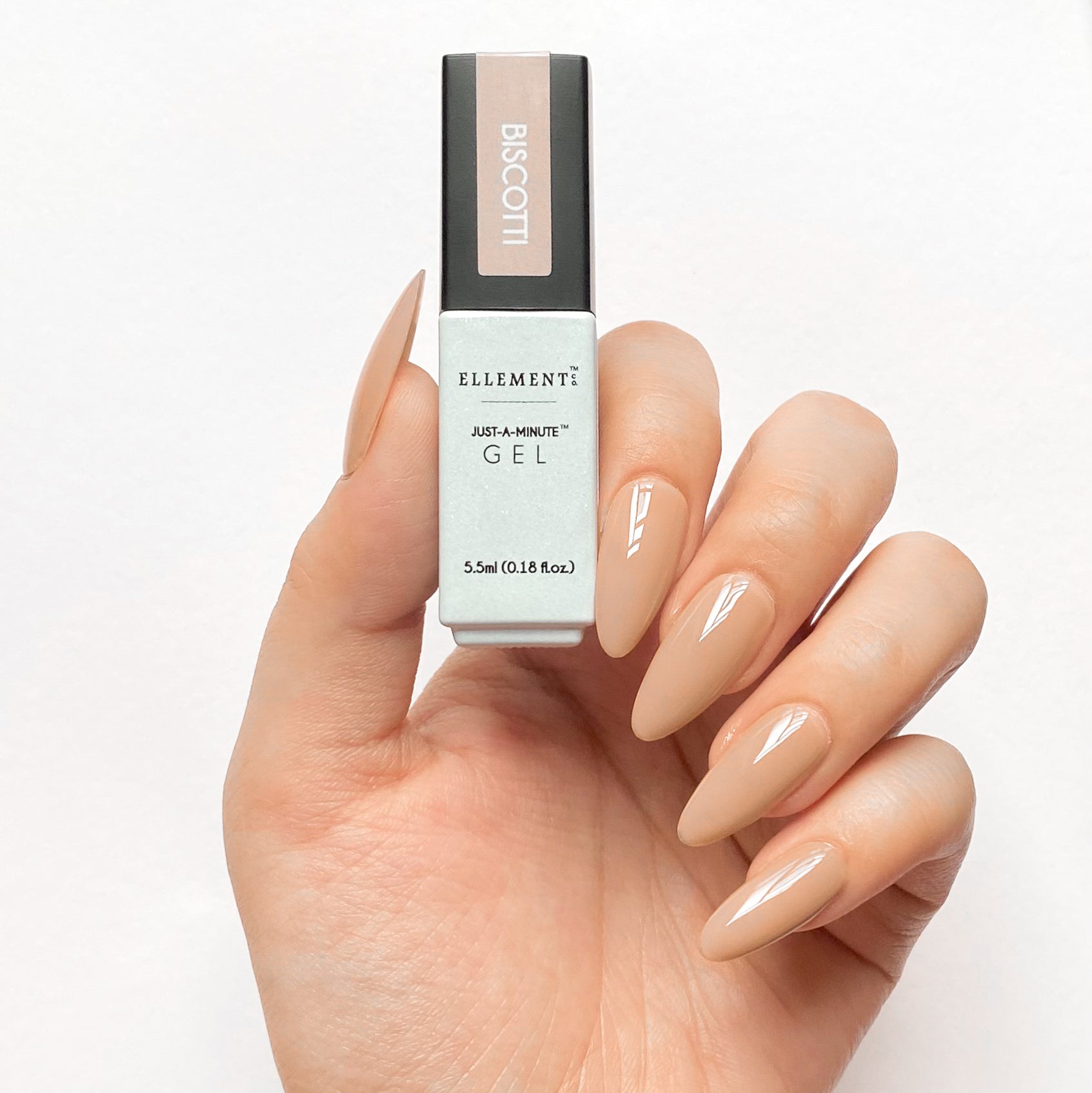 Biscotti Gel Polish Nude, Soft Neutral Undertone, Versatile Long-Lasting Gel for Natural & Artificial Nails