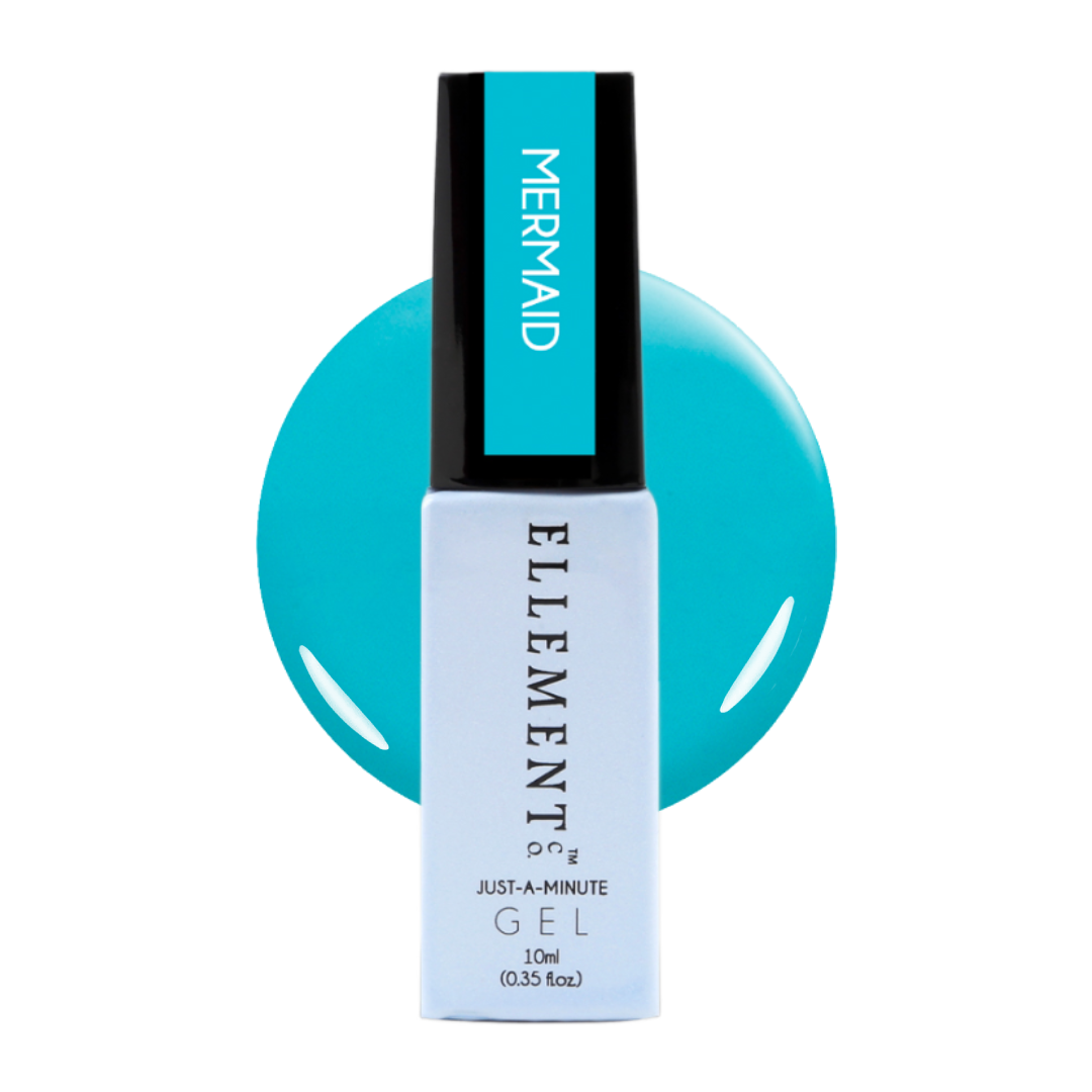 Mermaid Gel Polish – Deep Blue-Green, Long-Lasting, Streak-Free Gel for Natural & Acrylic Nails, All Nail Types