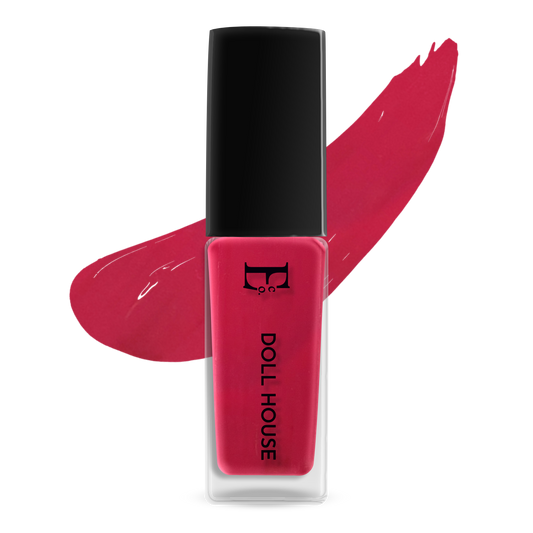 Doll House Vegan Pink Nail Polish – Chip-Resistant, Non-Yellowing, Gel-Like Shine, Long-Lasting