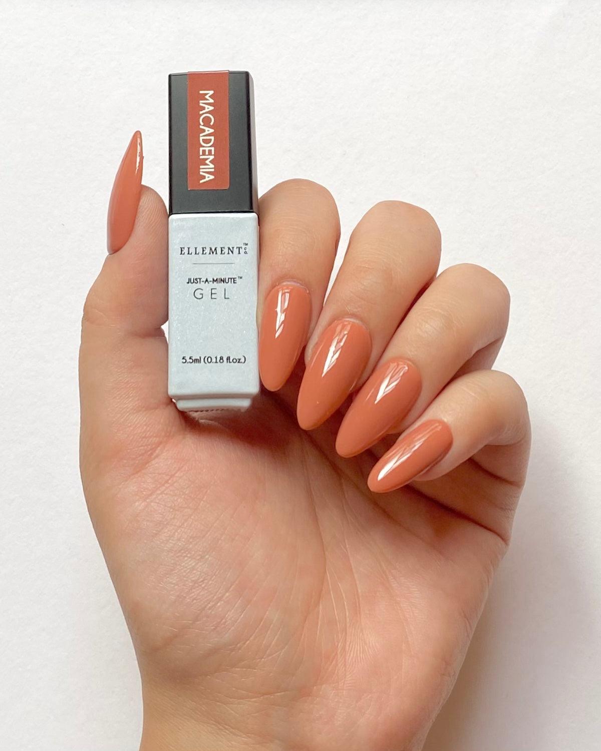 Macademia Gel Polish – Rustic Brown, Cozy Warm Shade, Streak-Free Application for Natural & Acrylic Nails