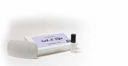 Ellement_Co._Gel_X_Tips_-_120_Almond_Shape_tips with Mini Led Lamp Glue Gel