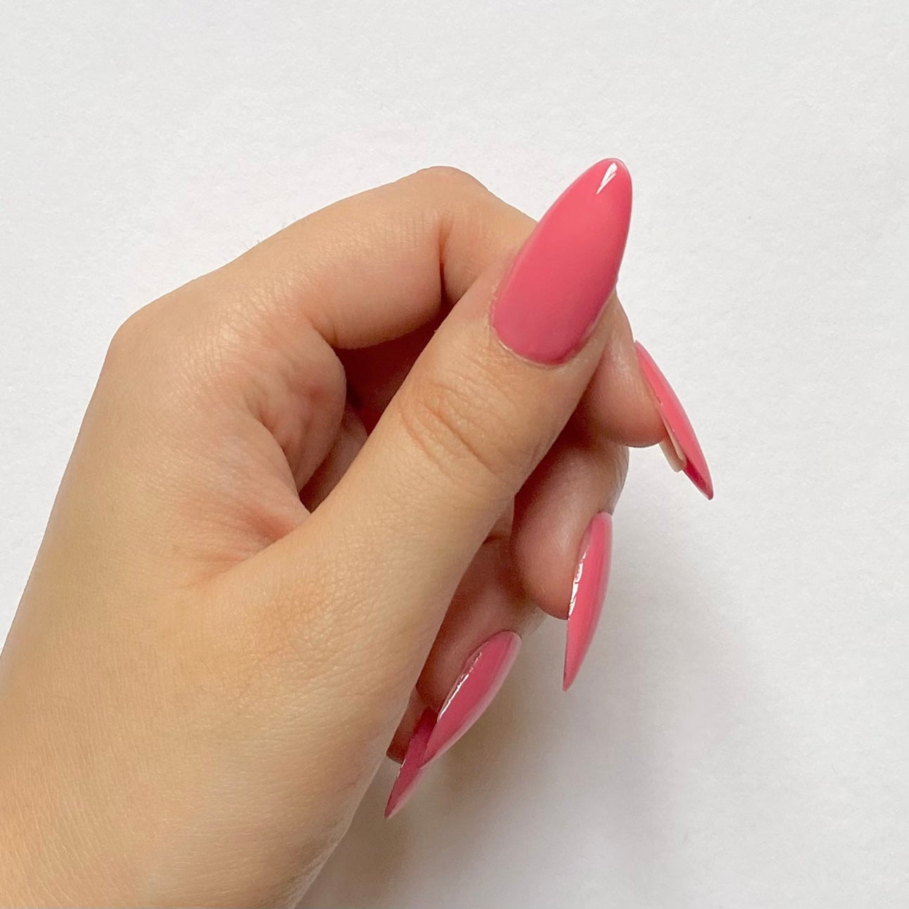 Ellement_Co._Girl_Next_Door_Gel_Polish_Rich_Pink_Bright_Fun_Shade_Streak-Free_Application_For_Natural_Acrylic_Nails