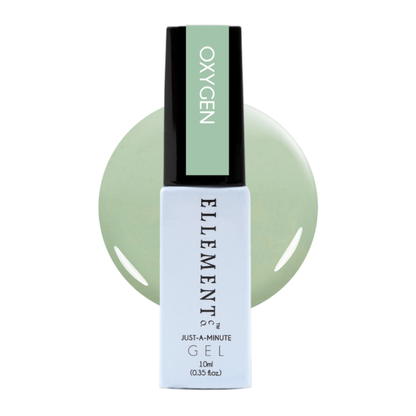 Ellement Co. Oxygen Gel Polish Soft Muted Green, Long-Lasting
