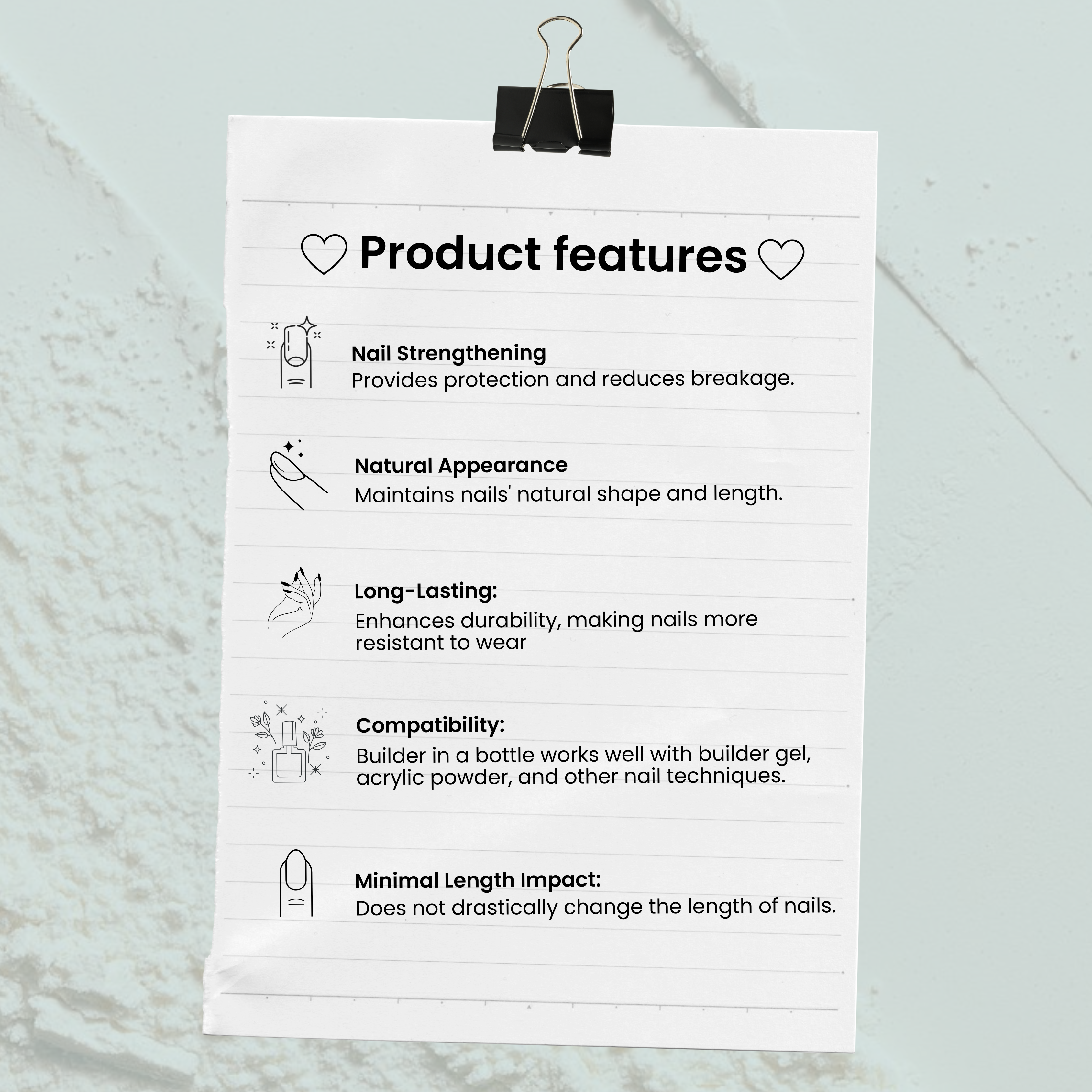 Light Pink Acrylic Powder for Nails – Professional Acrylic Nail Powder for Extensions and Overlays - Perfect for Nail Art and Enhancements