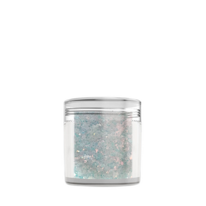 Premium Iridescent Mylar Nail Flakes – Multi-Size Glitter Alternative for Chic Nail Art Looks