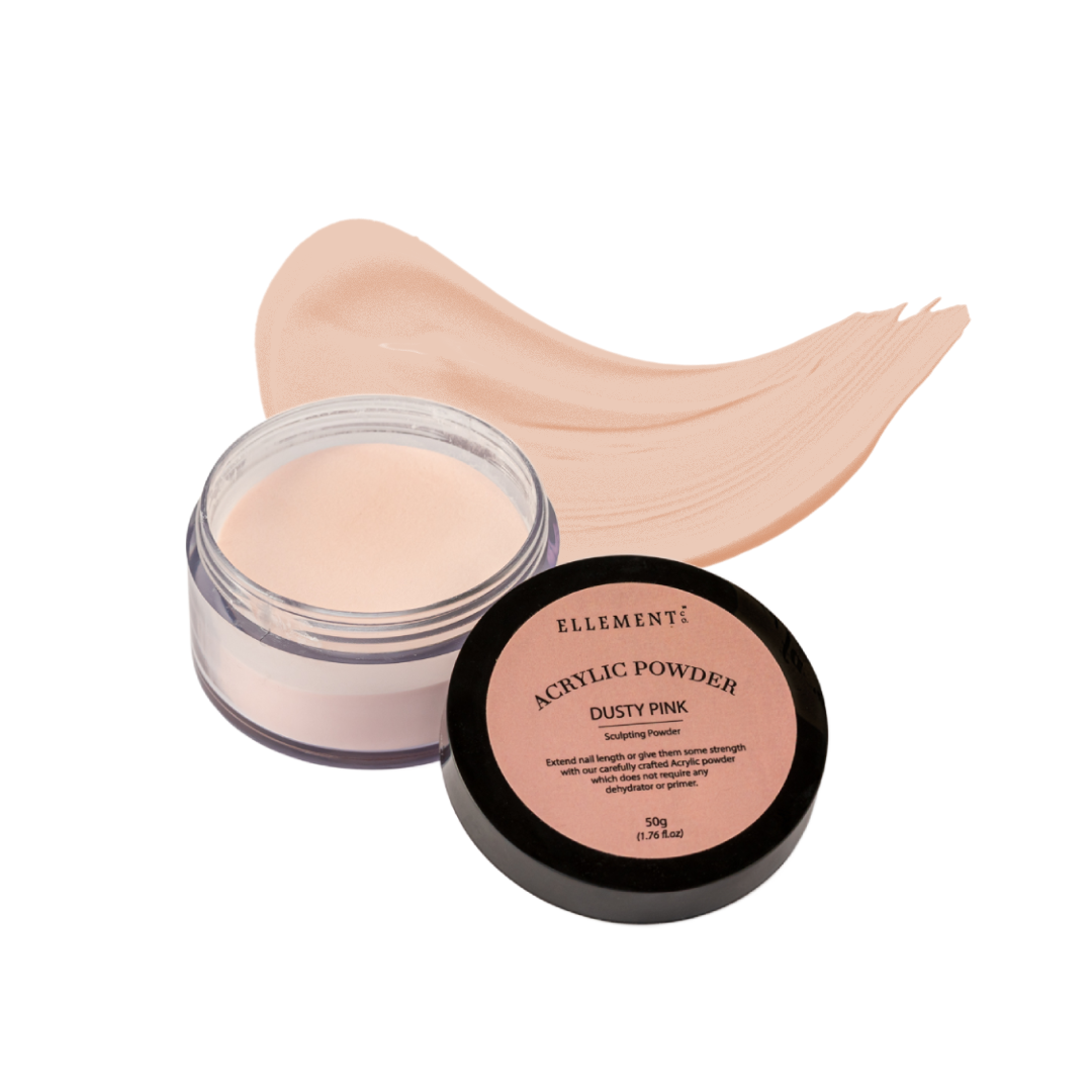 Dusty Pink Acrylic Powder for Nails – Perfect for Nail Extensions, Overlays & Professional Nail Art Designs