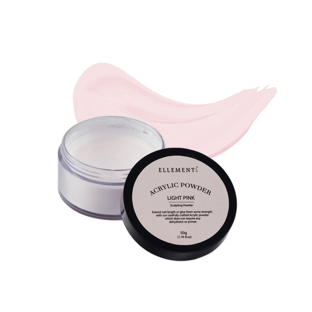 Light Pink Acrylic Powder for Nails – Professional Acrylic Nail Powder for Extensions and Overlays - Perfect for Nail Art and Enhancements